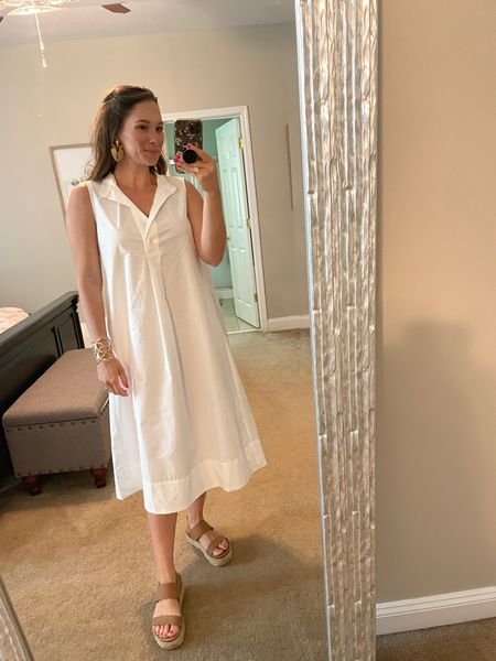 The perfect summer dress for this southern heat!  I’m 5’5” and wearing a M petite. 

#LTKunder50 #LTKbump #LTKsalealert