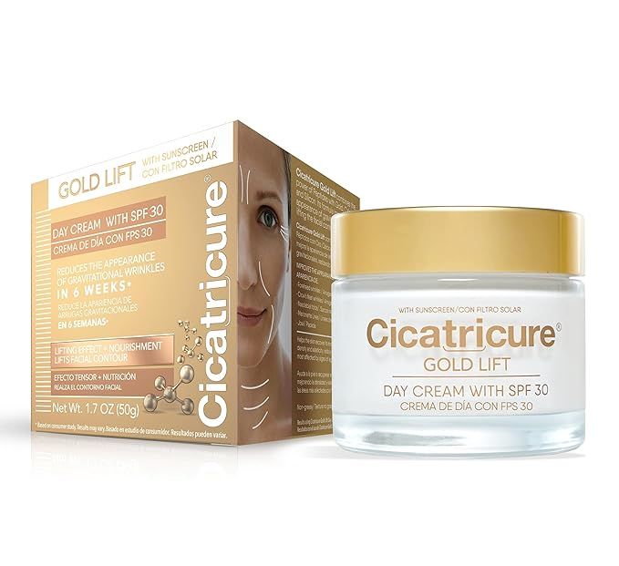 Cicatricure Gold Lift Day Cream, Anti Aging Face Moisturizer with SPF 30, Hydrating Skin Care wit... | Amazon (US)