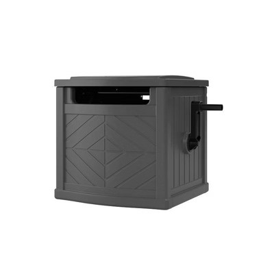 Suncast 150' Capacity Slide Trak Hideaway Hose Holder Dark Gray | Target