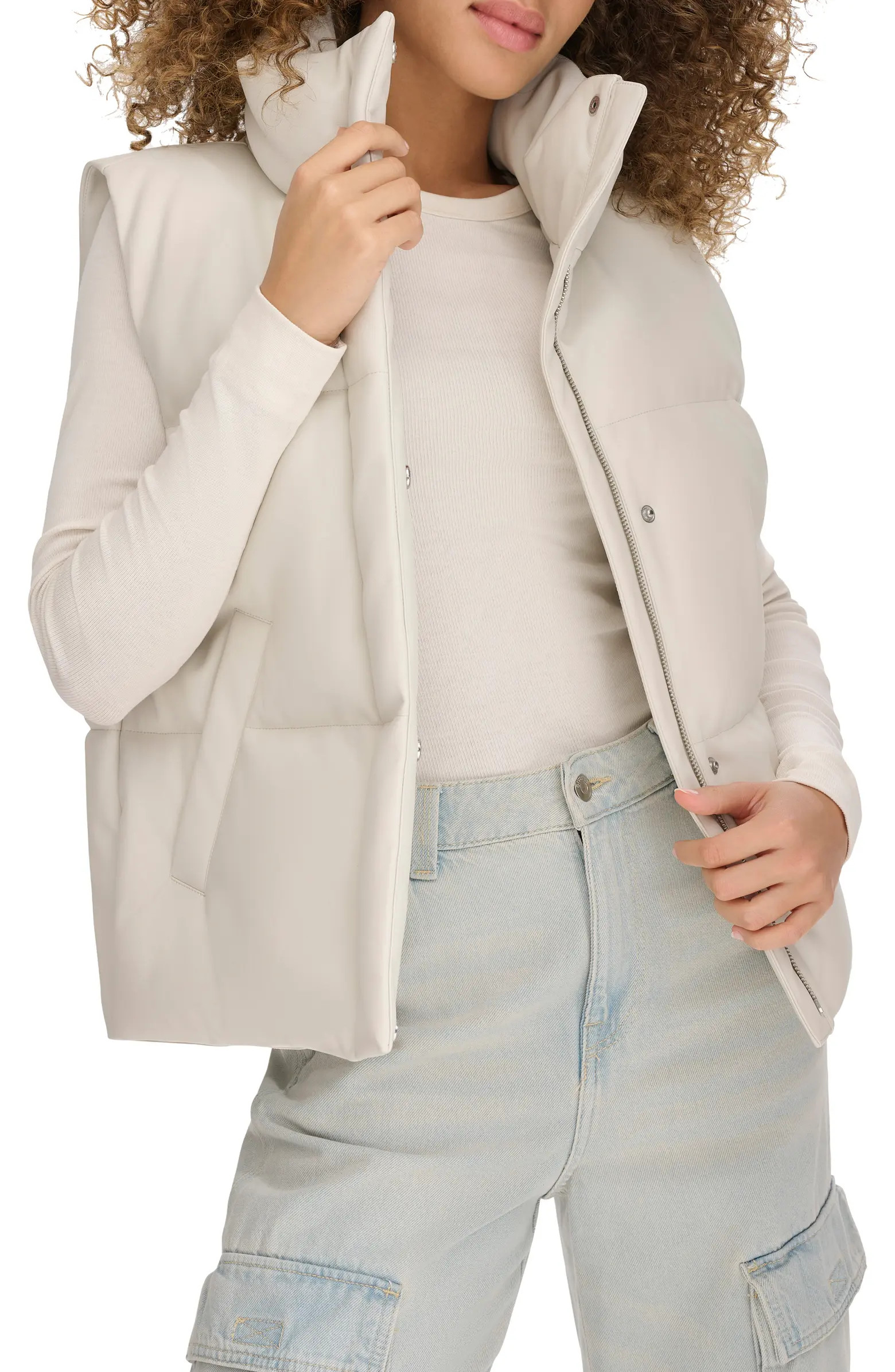 Levi's® Faux Leather Puffer Vest | Nordstrom | Nordstrom