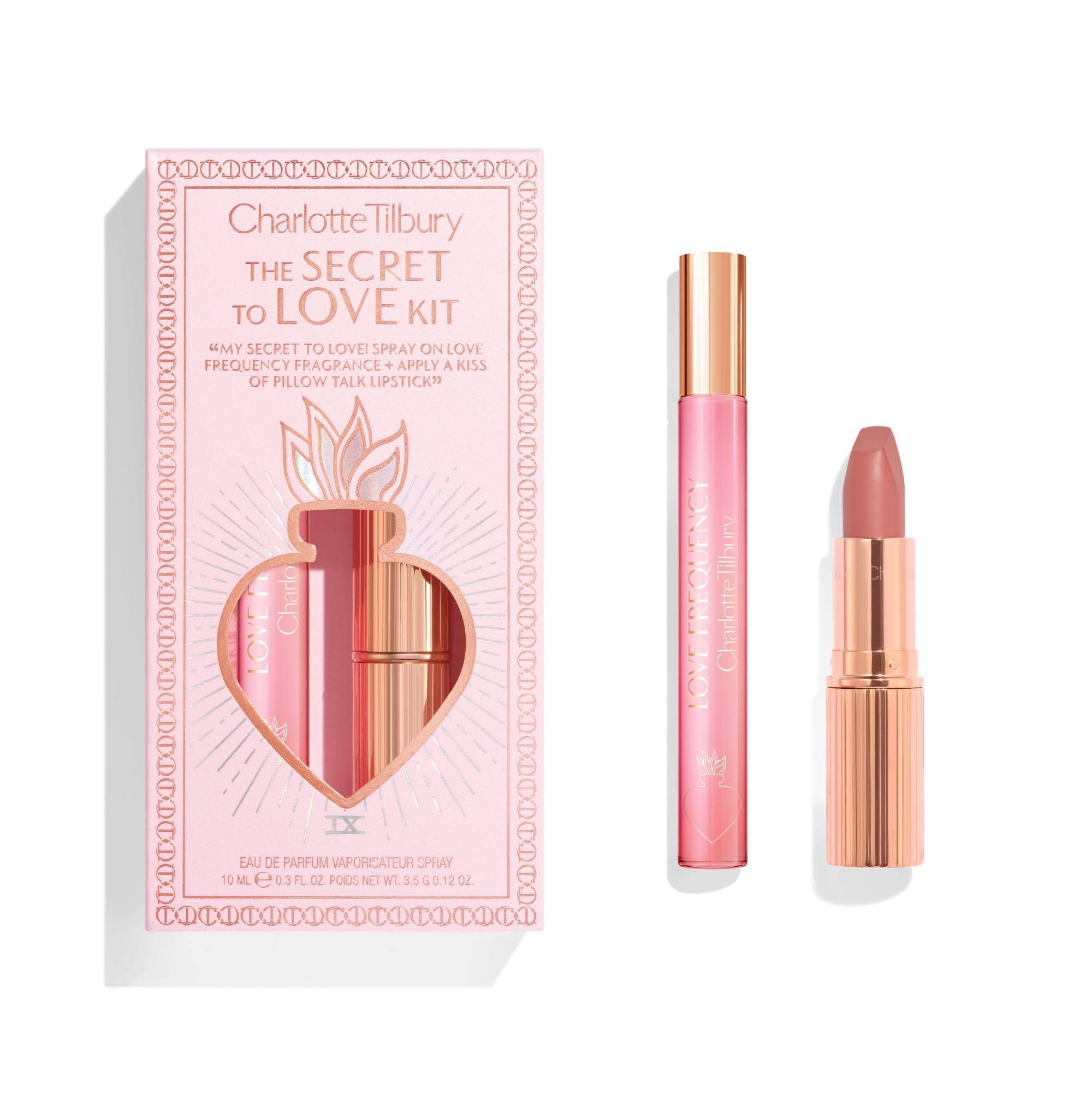 Perfume & Lipstick Gift Set: The Secret To Love Kit | Charlotte Tilbury | Charlotte Tilbury (US)