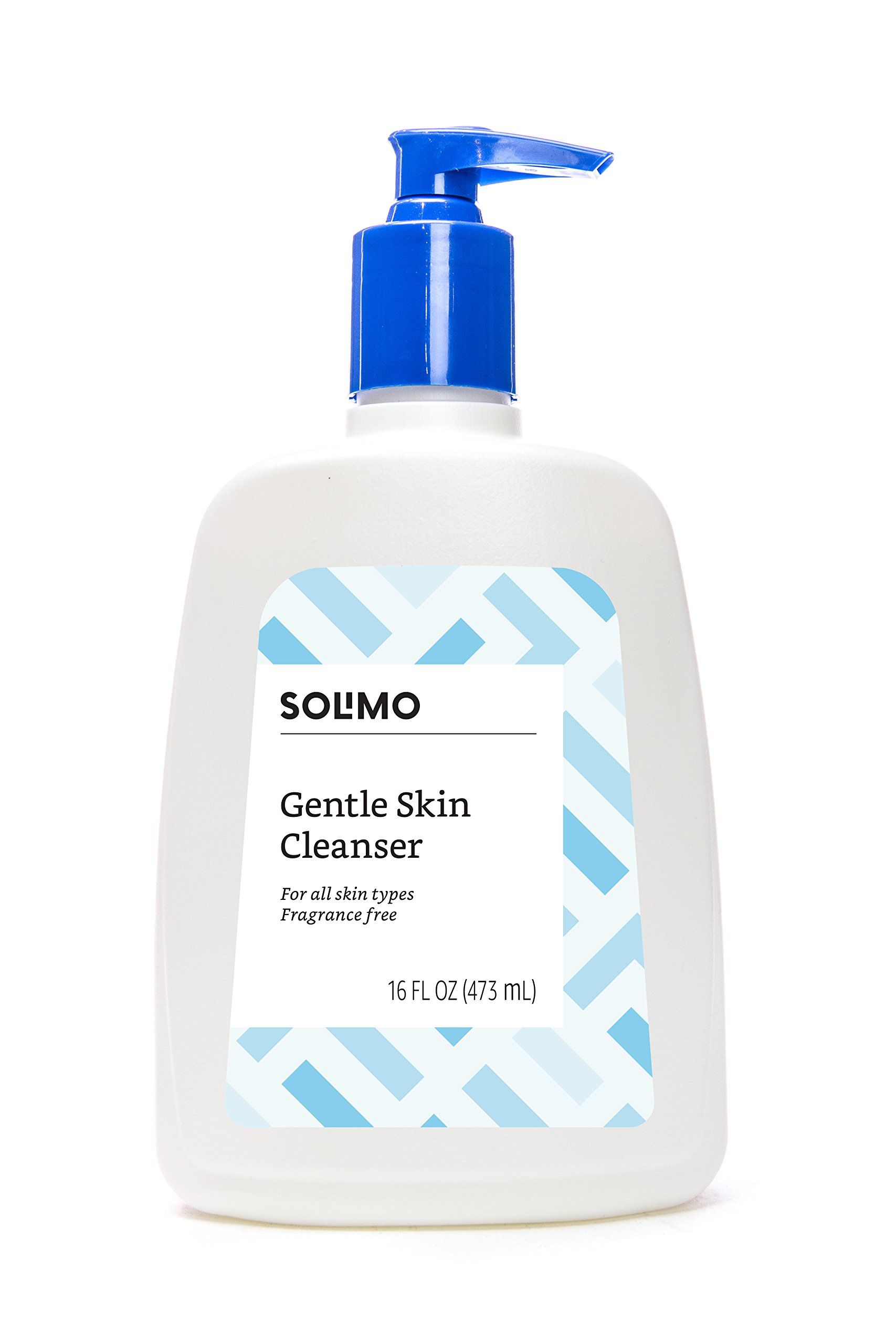 Amazon Brand - Solimo Gentle Skin Cleanser, All Skin Types, Fragrance Free, Dermatologist Tested, No | Amazon (US)