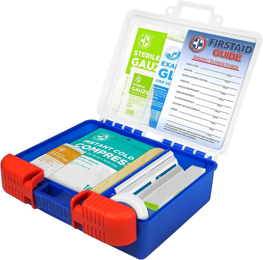 Be Smart Get Prepared 110 pc First Aid Kit: Clean, Treat, Protect Minor Cuts, Home, Office, Car, ... | Amazon (US)