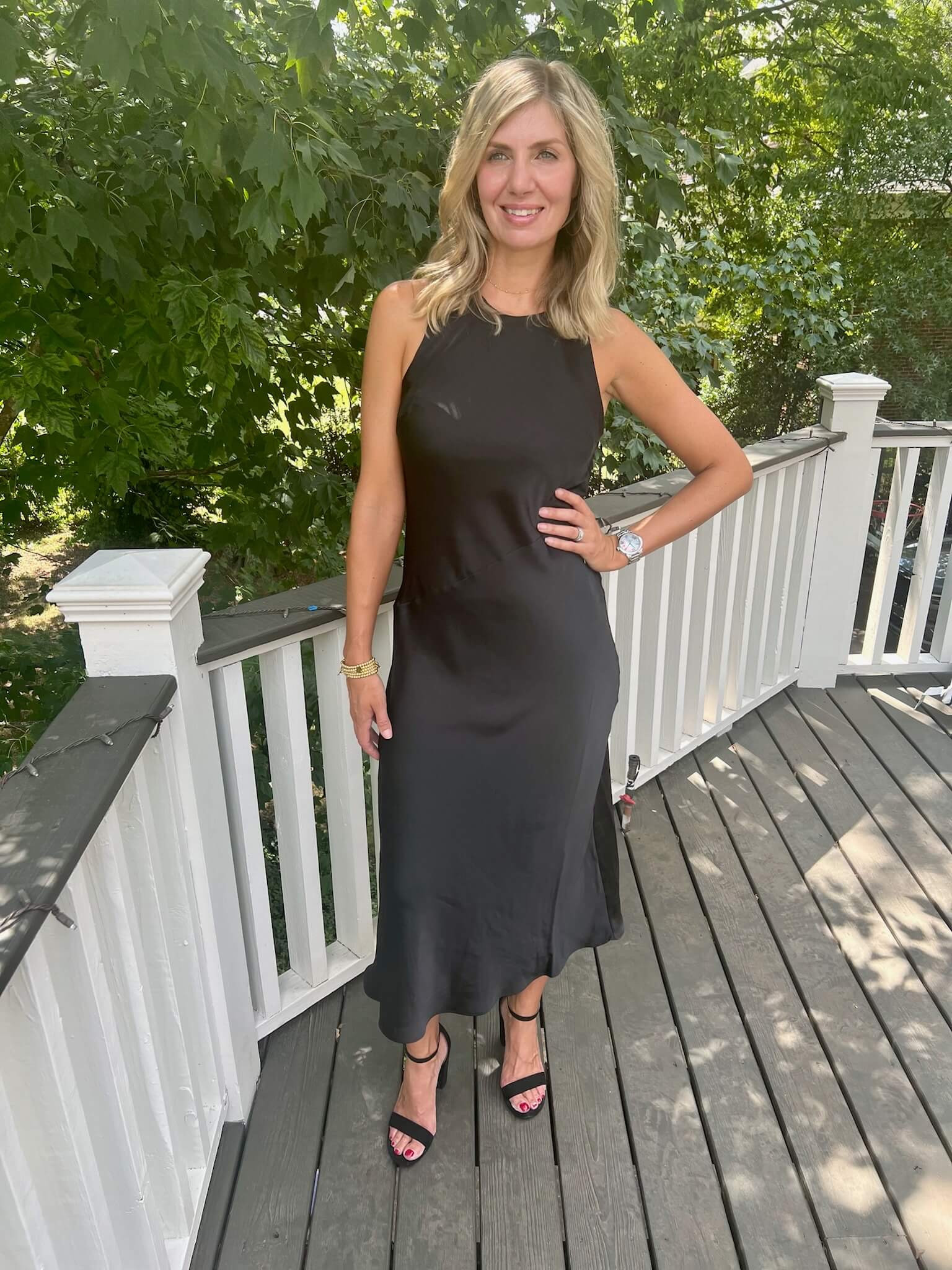 Simply gorgeous satin slip dress.  Love the high beck silhouette on this piece.  We love the black and butterscotch colorway for their versatility, but it also comes in some simply beautiful colors if you are looking for a statement dress for a special occasion!

#LTKunder100 #LTKstyletip #LTKSeasonal