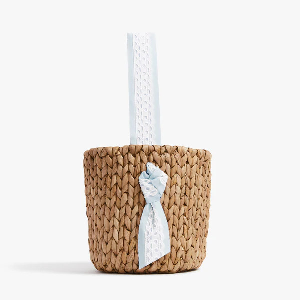 Petite Isla Bahia Basket Lace Soft Blue | Pamela Munson