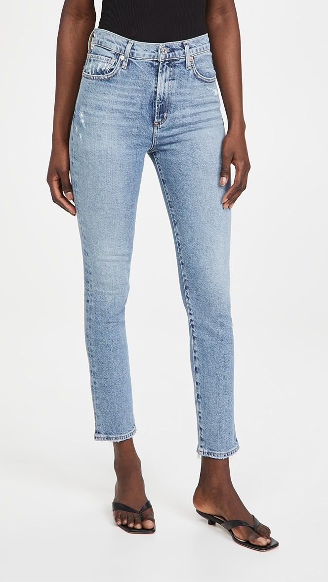 Olivia High Rise Slim Ankle Jeans | Shopbop