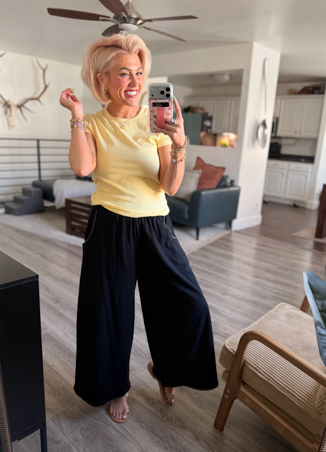 Target killing it again with the most beautiful yellow!! Shirt: Medium // Pants: Small // Shoes: TTS 

 #LTKootd #LTKSaleAlert