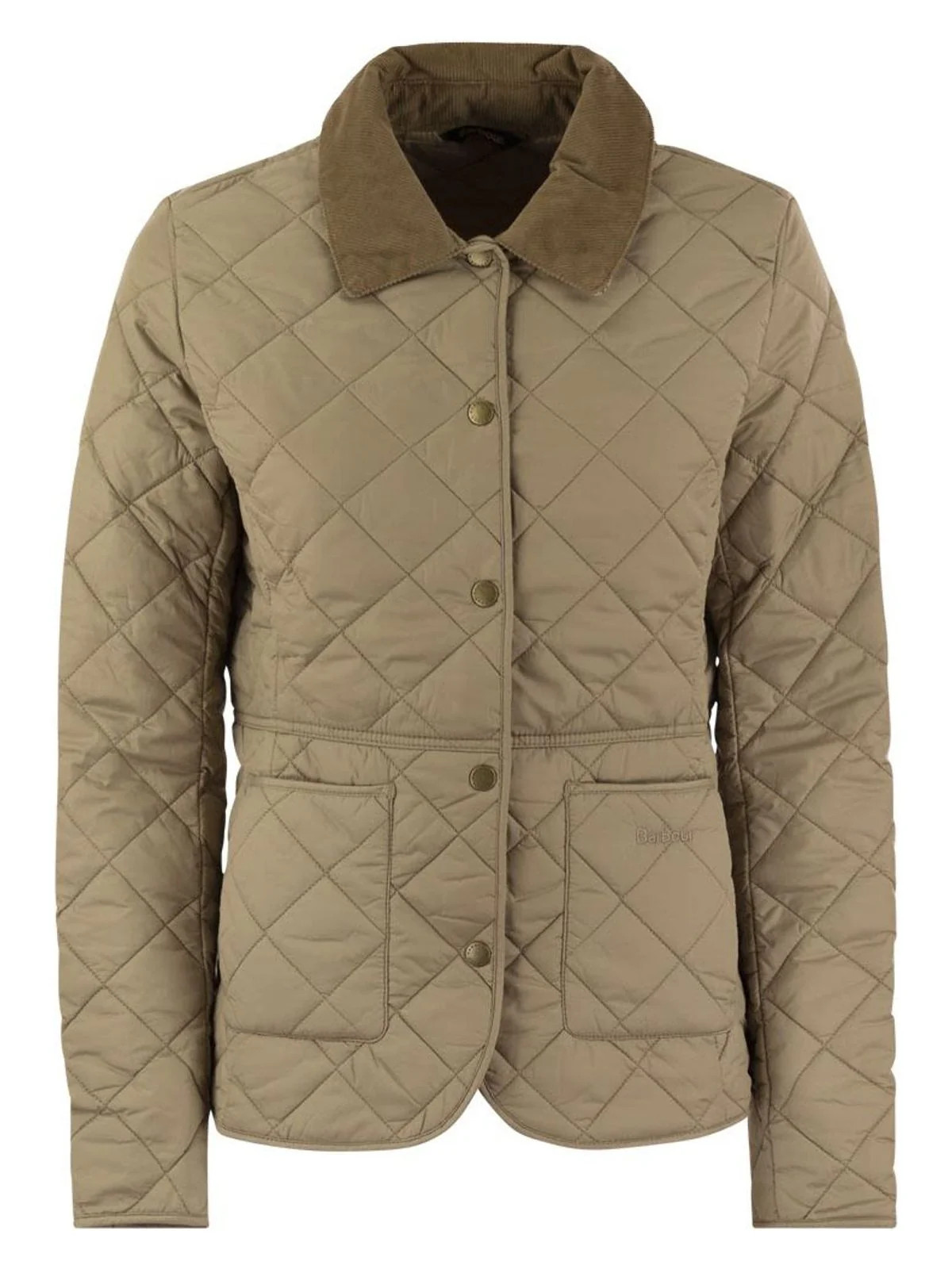 Barbour Women's Deveron - Quilted Jacket in Beige | Size 12 | LQU1012LQU | LOZURI