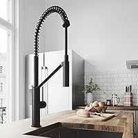 VIGO VG02027MB Livingston 23.5 Inch Single Handle Brass Kitchen Faucet with Pull Down Magnetic Sp... | Amazon (US)