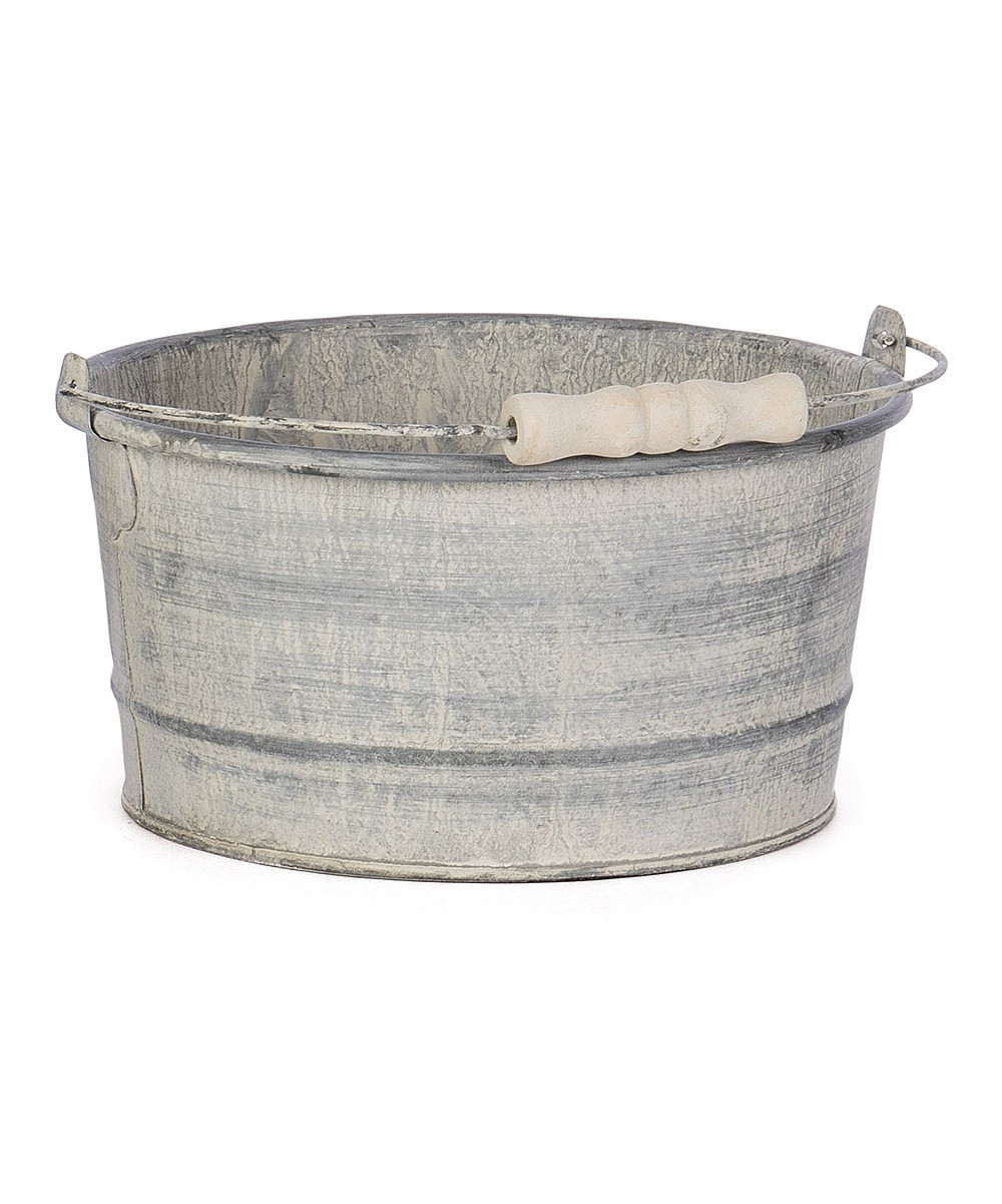 Willow Group Outdoor Planters - 8'' Distressed Metal Bucket Planter | Zulily