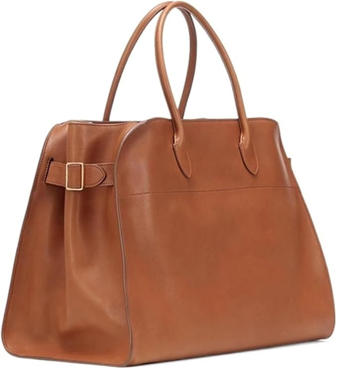 Genuine Leather Women Large Tote Bag Large Capacity Travel Bag Fashion Handbags Crossbody Bag (Co... | Amazon (US)