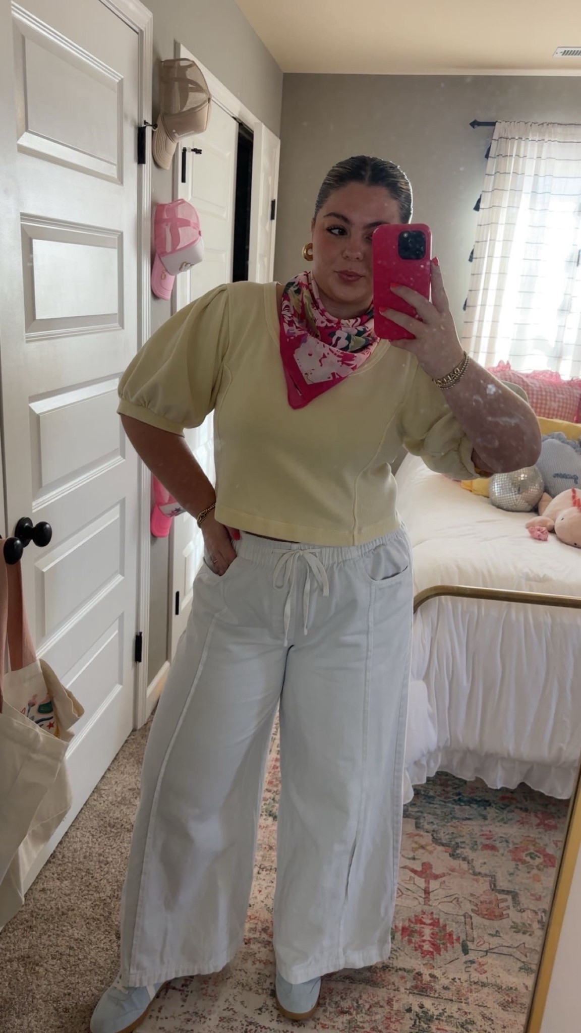 L in top from Aerie! XL in pants!