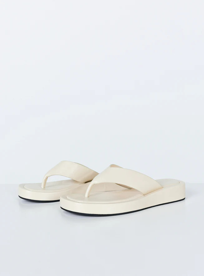 Tampa Sandals Beige | Princess Polly US