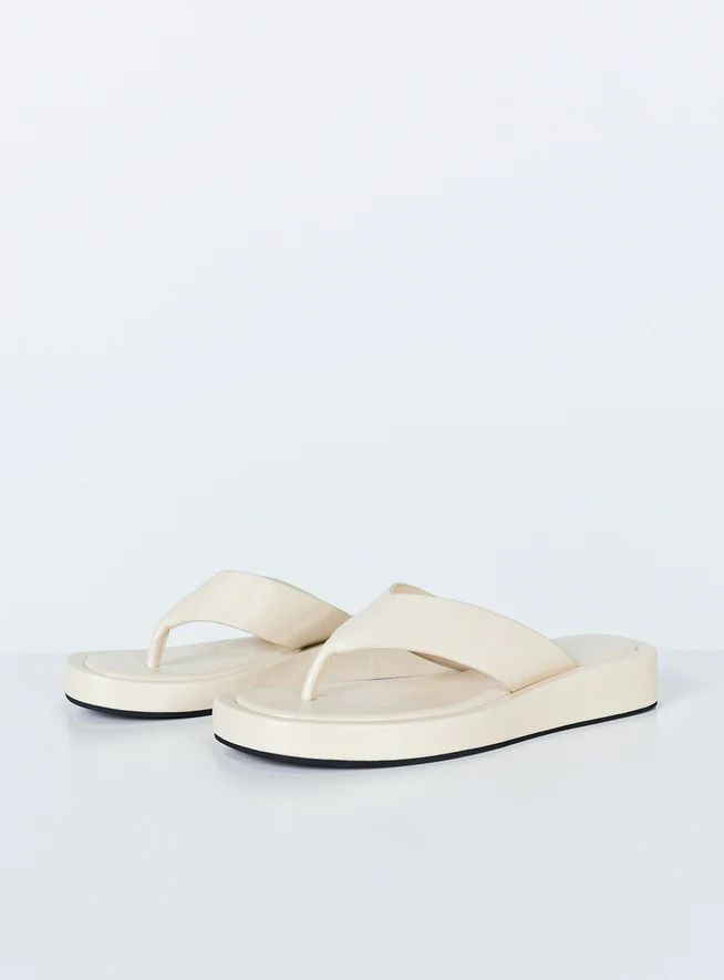Tampa Sandals Beige | Princess Polly US