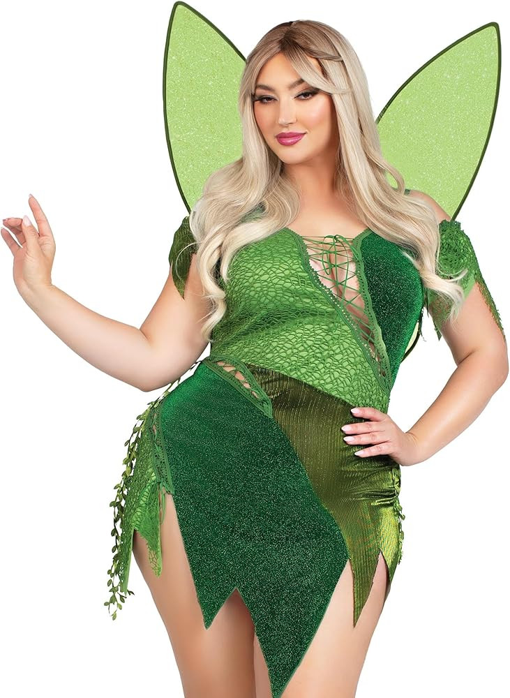 Leg Avenue womens 2 Piece Forest Fairy Halloween Costume With Shimmer Fairy Wings | Amazon (US)
