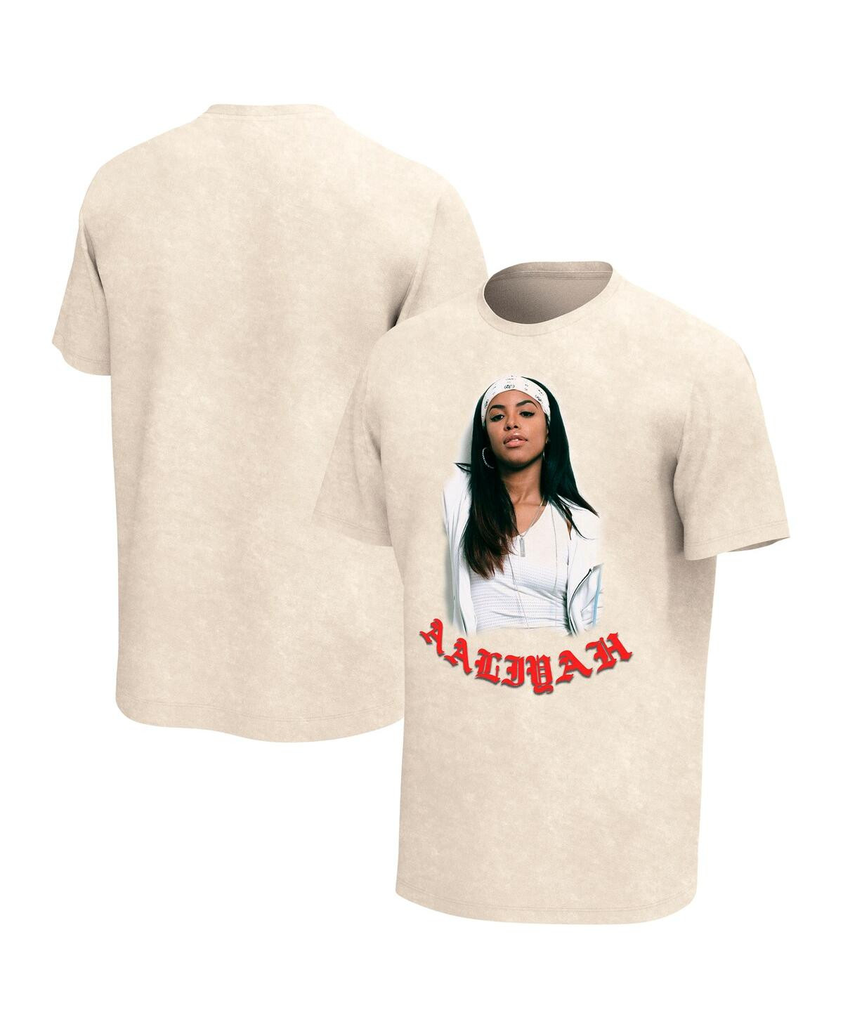Men's Tan Aaliyah Washed Graphic T-shirt - Tan | Macy's