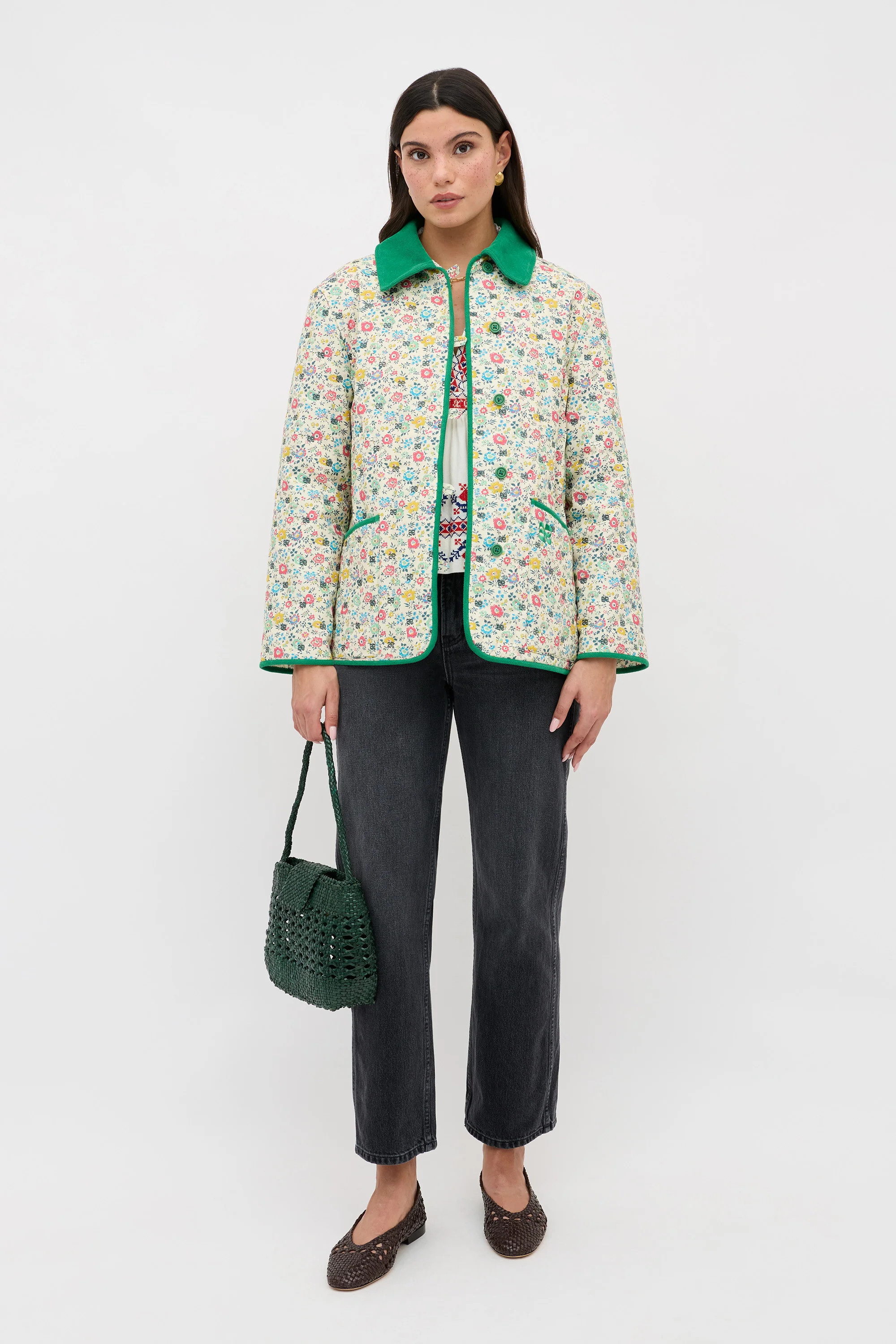 Earla - Amalfi Floral Cream | Rixo