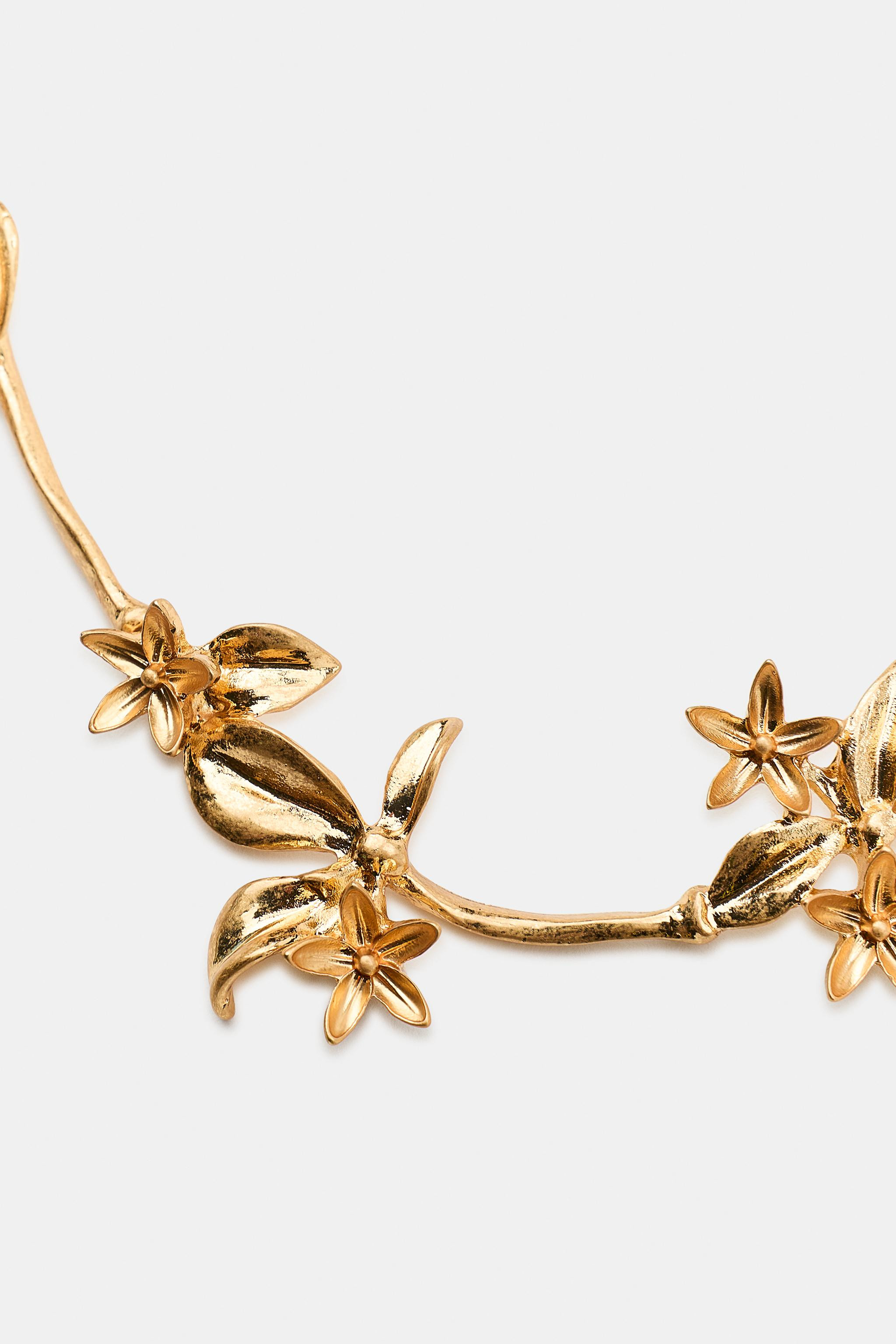 FLORAL CHOKER NECKLACE | Zara US
