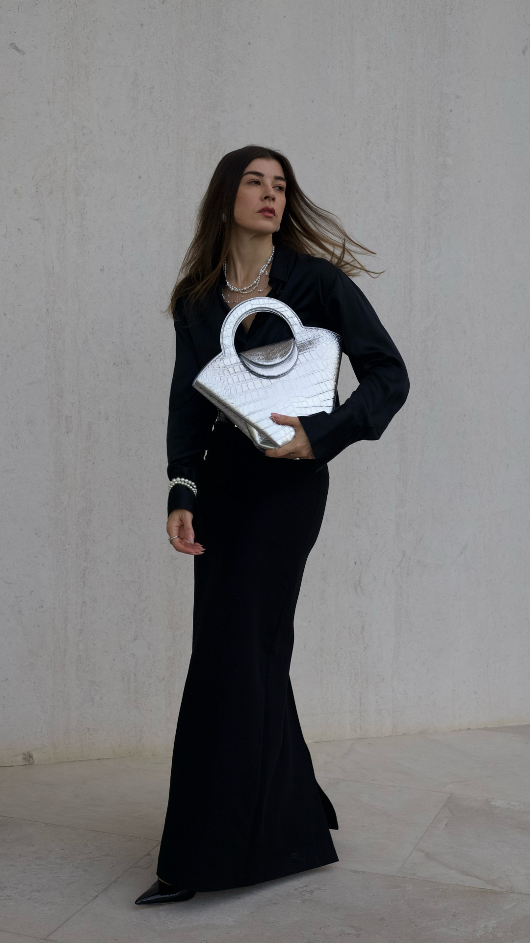 Holidays in black! Let’s start with some party outfit inspiration — chic and timeless total black look with silver and pearl accents! 

#LTKTall #LTKootd #LTKHoliday