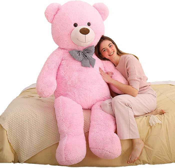 MaoGoLan Giant Teddy Bear 6 Feet Tall, Pink Human Size Big Teddy Bear Stuffed Animal for Boyfrien... | Amazon (US)