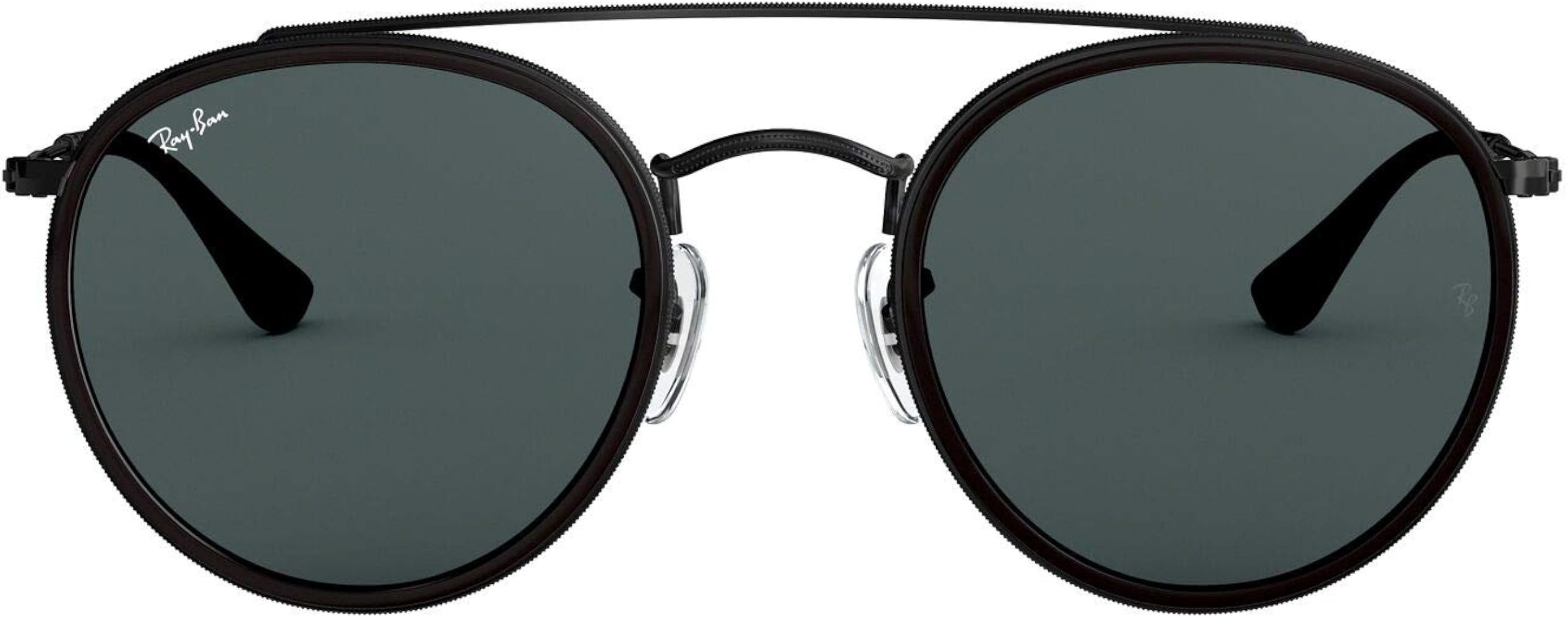 Ray-Ban Women's Rb3647n Double Bridge Round Sunglasses | Amazon (US)