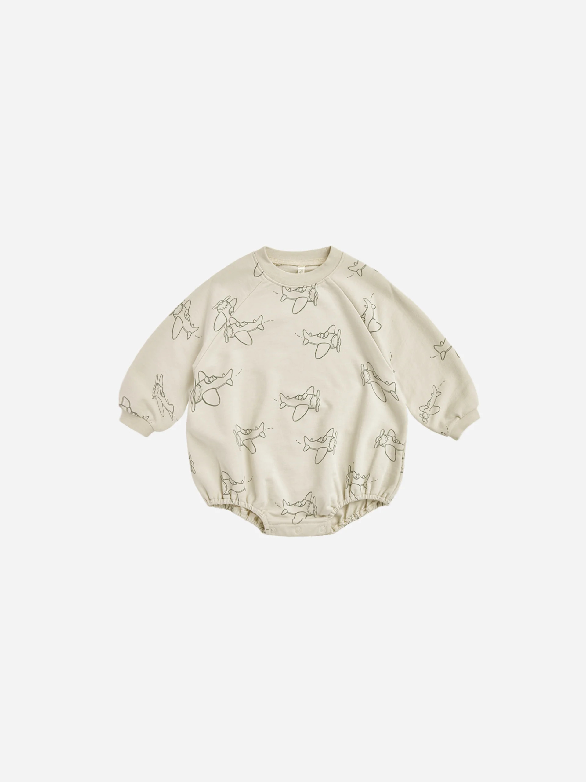 Crewneck Romper || Airplanes | Rylee + Cru