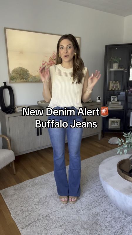 NEW DENIM ALERT🚨🚨

These denim styles from Buffalo jeans are just too good!

Joplin flare and Addie wide leg are 🙌🏼 both super flattering, comfortable, high waisted and fit TTS!

Open knit top is the perfect Spring- summer transitional piece. Also great for layering. Wearing size small and fits TTS!

Denim styles, denim styling, what to wear, casual looks, how to style, casual style, workwear, business casual , trendy looks, trendy style 

#LTKstyletip #LTKsalealert #LTKfindsunder100