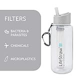 LifeStraw Go 1L Water Filter Bottle with 2-Stage Integrated Filter Straw for Hiking, Backpacking, an | Amazon (US)