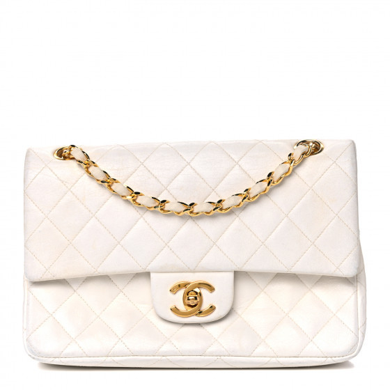CHANEL

Lambskin Quilted Small Double Flap White | Fashionphile