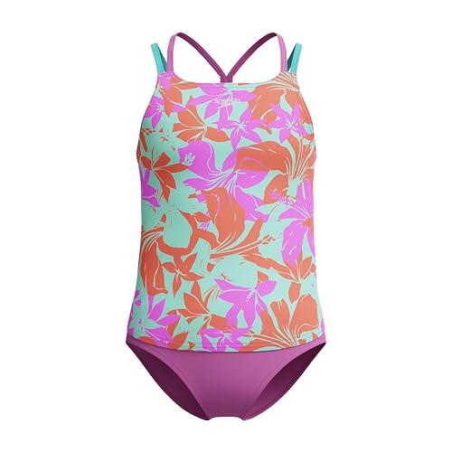 Speedo Girl's Swimsuit Two Piece Tankini Thin Strap | Amazon (US)