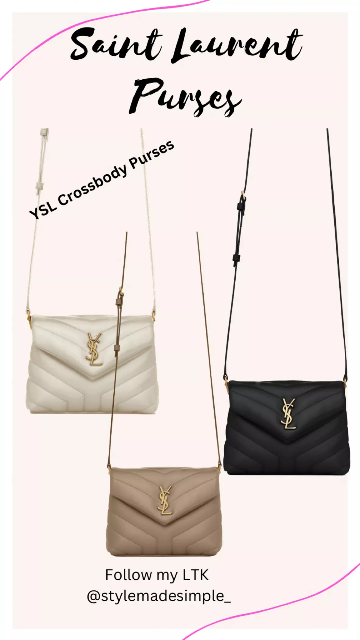 Women's Saint Laurent Designer Crossbody Bags