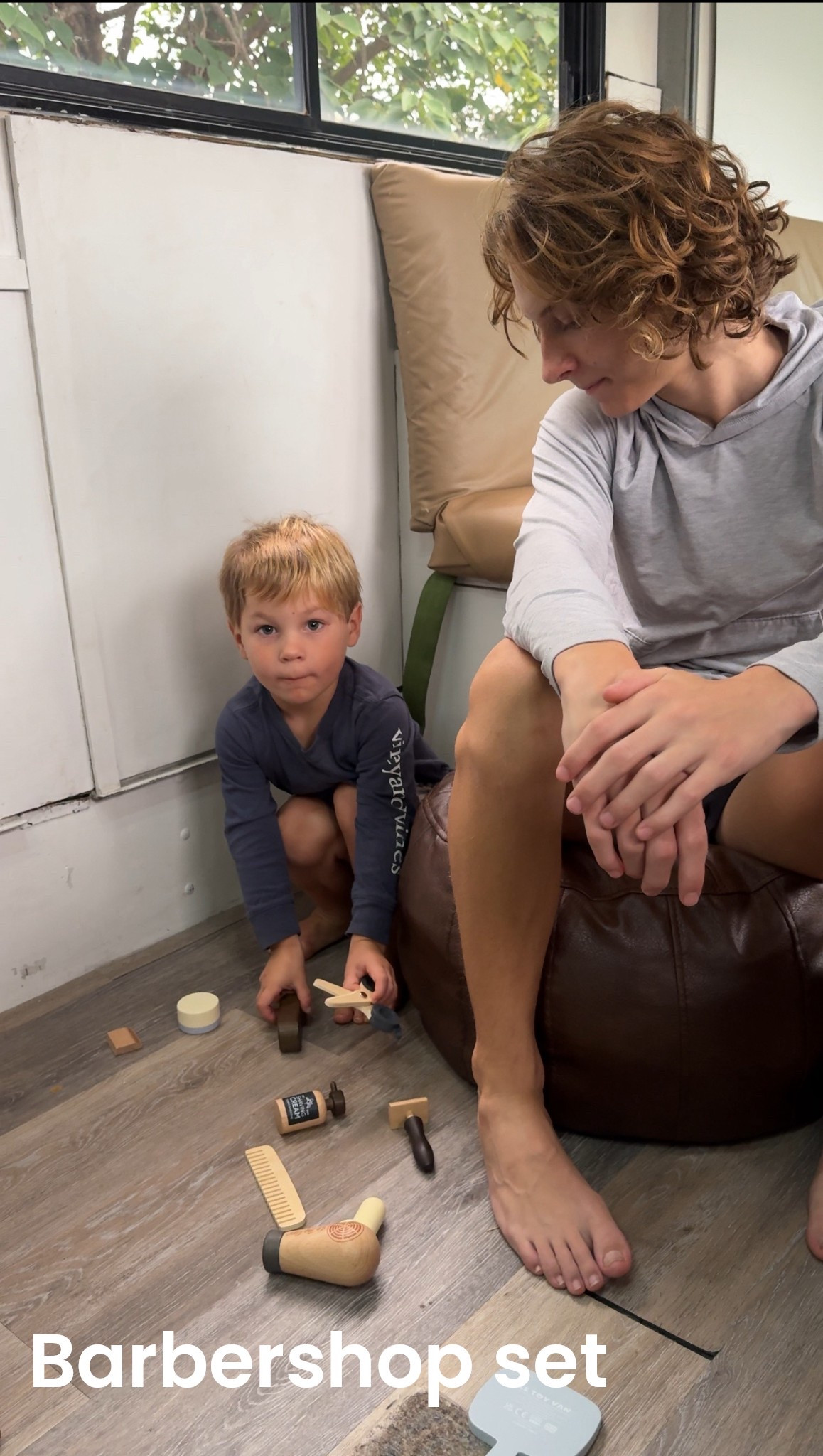 Little boys and their barbershop sets… this wooden haircut and clippers kit is the cutest thing! 

#LTKKids #LTKGiftGuide #LTKFamily