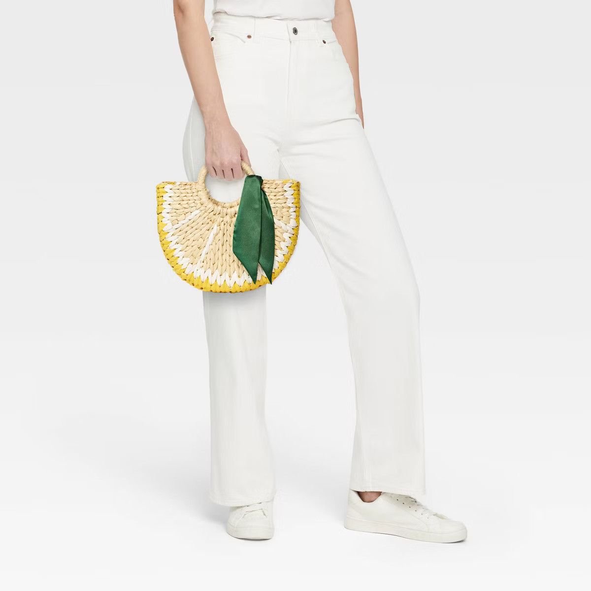 Straw Lemon Handbag - A New Day™ | Target
