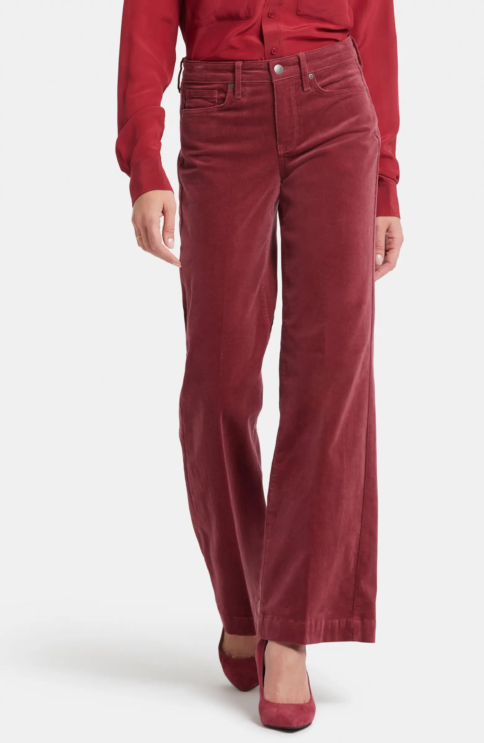 NYDJ Teresa Wide Leg Corduroy Pants | Nordstrom | Nordstrom