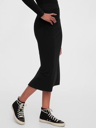 Ribbed Pencil Skirt | Gap (US)