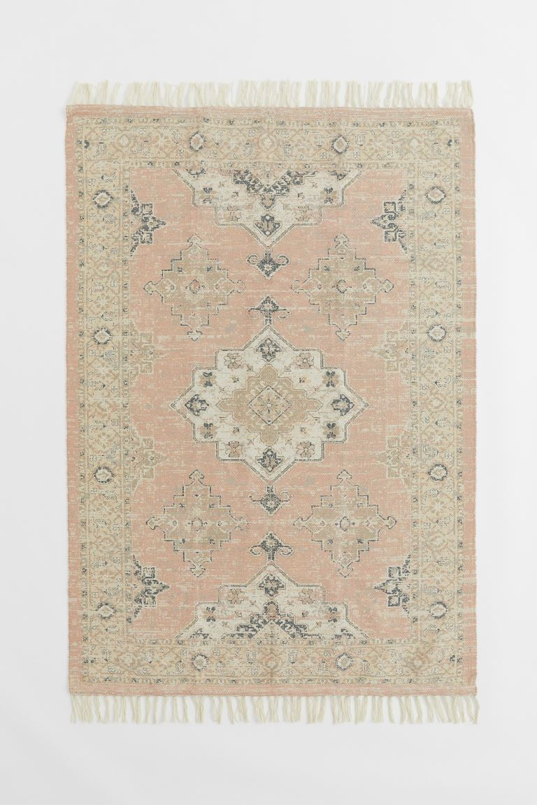 Tapis à motif avec franges | H&M (FR, IT, ES, PT, BE)