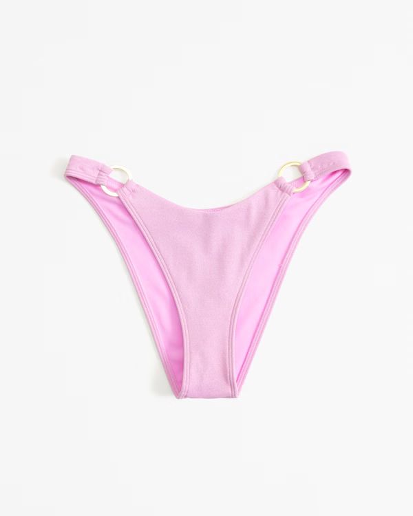 Women's O-Ring High-Leg Cheeky Bottom | Women's Swimwear | Abercrombie.com | Abercrombie & Fitch (US)