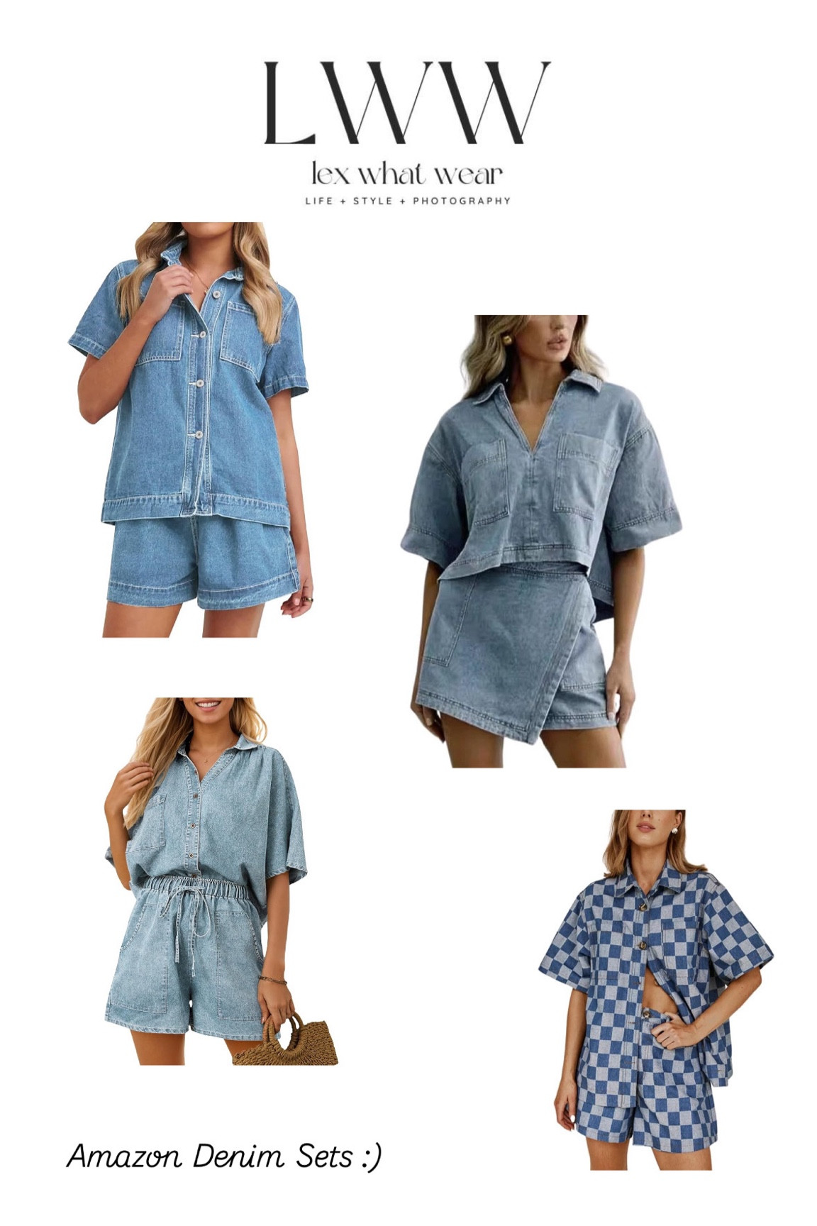 Amazon Denim Sets!! 

#LTKFindsUnder50 #LTKBacktoSchool #LTKSeasonal