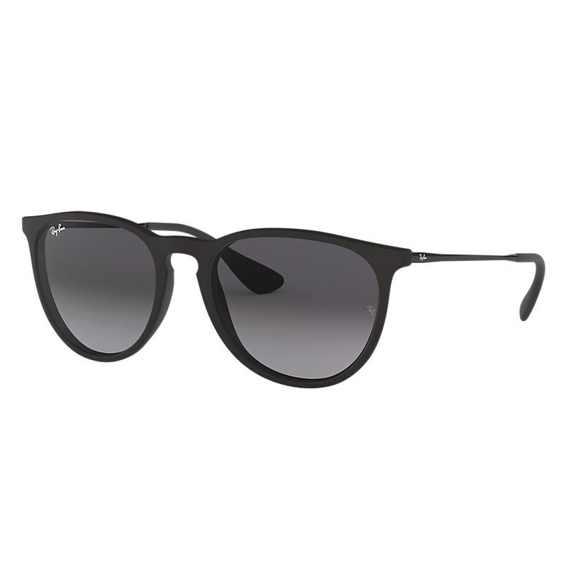 Ray-Ban Erika Classic Low Bridge Fit Black, Gray Lenses - RB4171F | Ray-Ban (US)