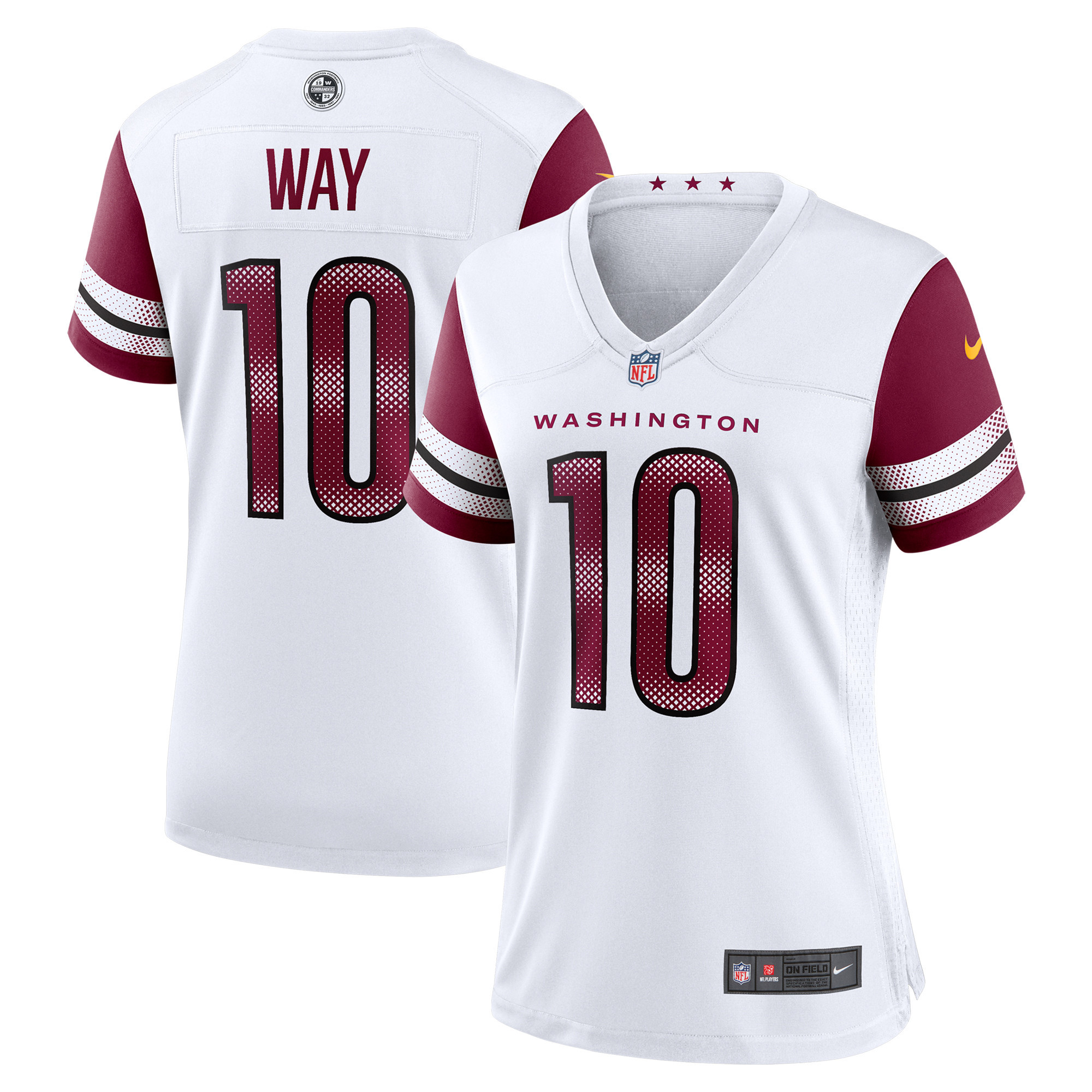 Women's Nike Tress Way White Washington Commanders Game Jersey | Fanatics