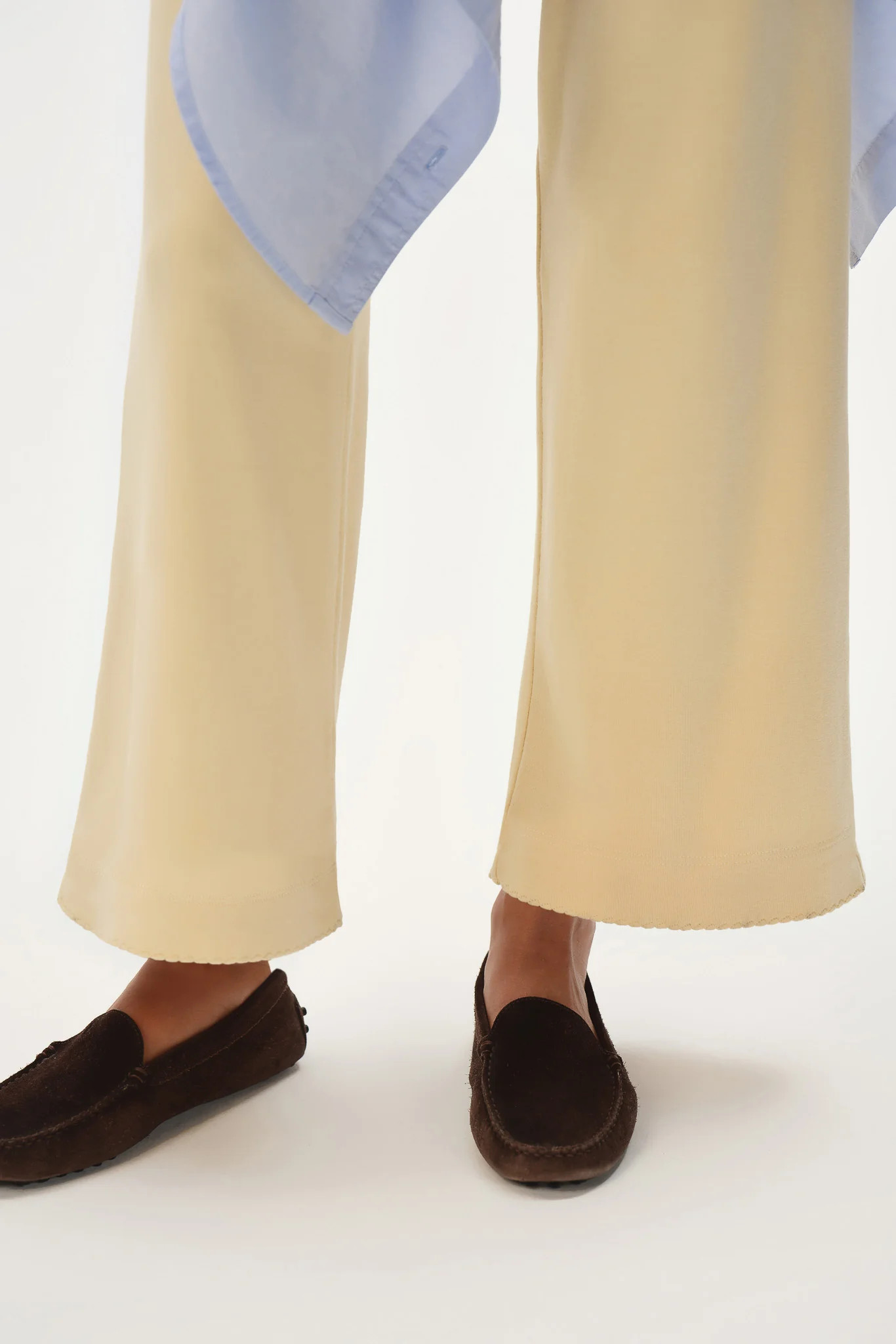 The Baby Rib Scallop Pant | DONNI.