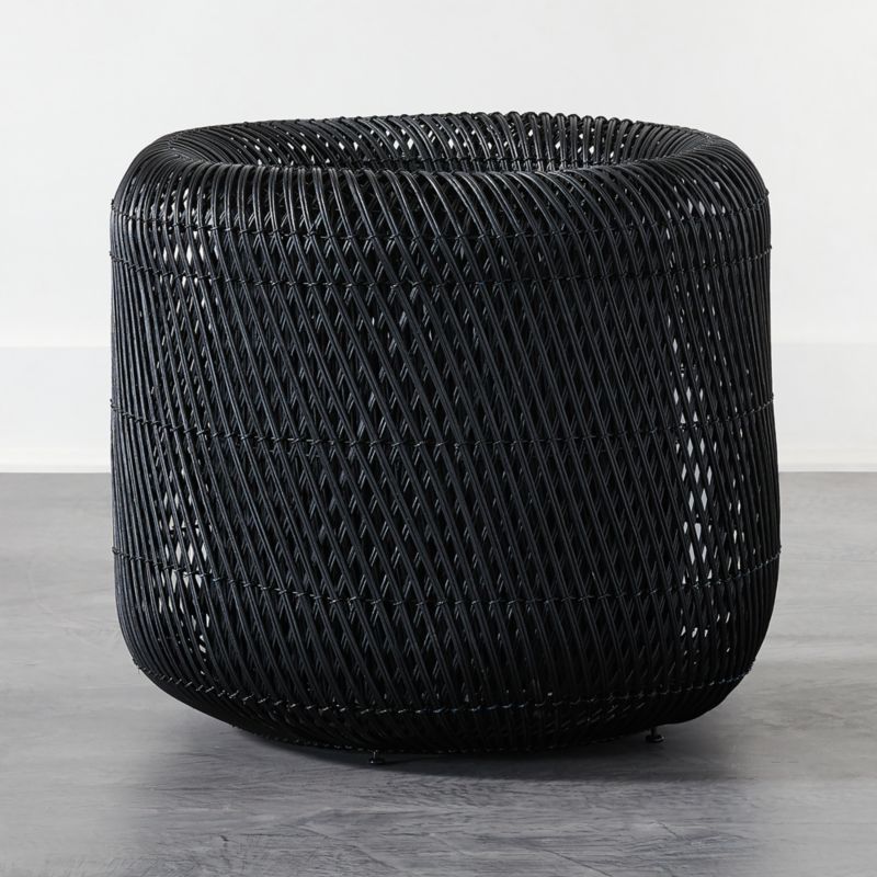 Twist Black Large Basket | CB2 | CB2