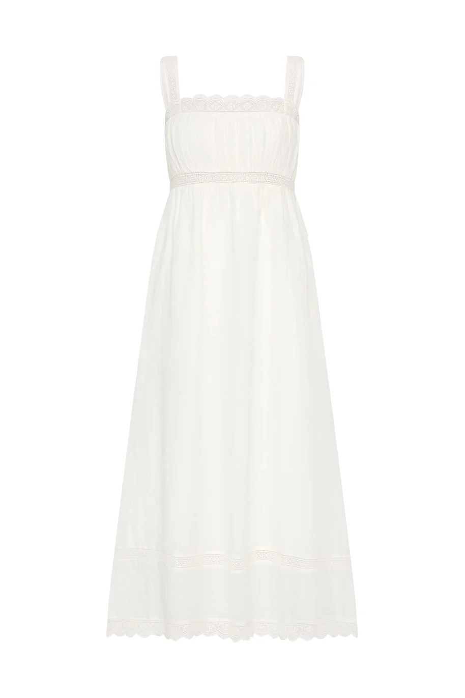 GRACE SHIFT DRESS - VINTAGE WHITE | POSSE (US)