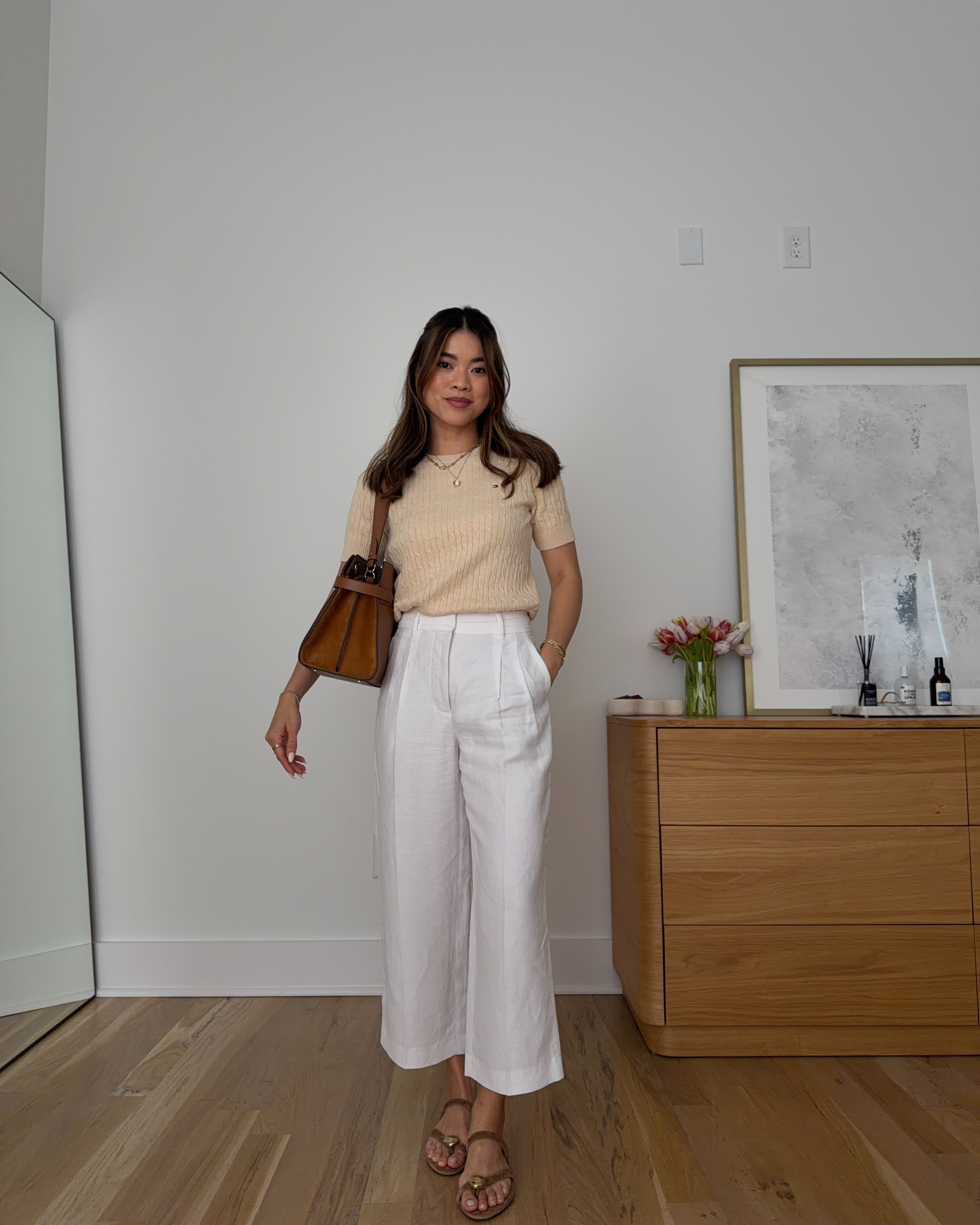 Sizing info:
•Top size XS
•Pants size 0 short 

petite fashion, get dressed with me, outfit inspiration, ootd, nashville outfit, Nashville influencer, petite style, vacation style, casual outfits, mom style, petite pants, spring outfits, spring outfit info, spring pants, spring outfit idea, spring top, spring bag, spring sweater, spring shoes, 
 @Aritzia 

 

#LTKPetite #LTKSeasonal #LTKootd