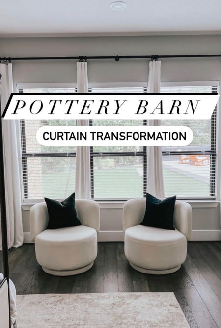 Our pottery Barn curtain transformation in our master bedroom! 

#LTKstyletip #LTKhome #LTKSeasonal