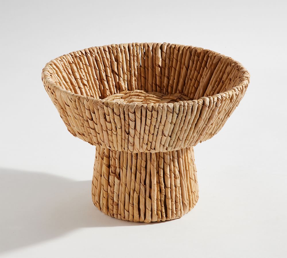 Malibu Handwoven Footed Serving Bowl | Pottery Barn (US)