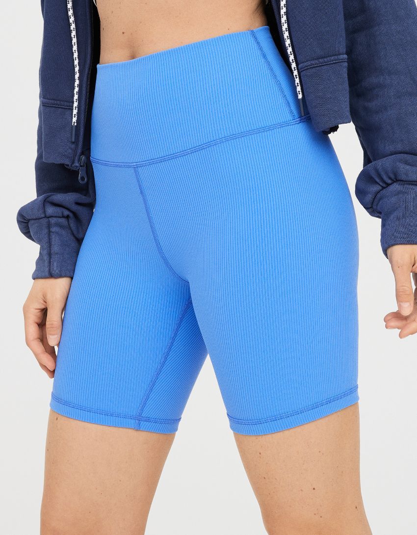 OFFLINE By Aerie Ribbed 7" Bike Short | American Eagle Outfitters (US & CA)