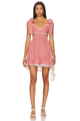 Tularosa Olynne Mini Dress in Pink from Revolve.com | Revolve Clothing (Global)