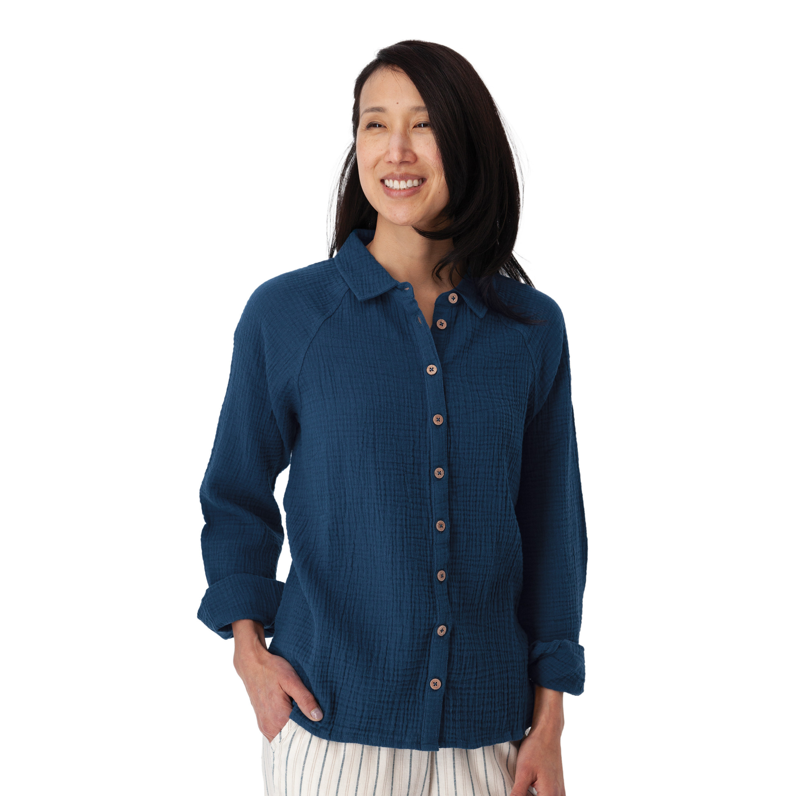 Kelford Full Button Raglan Long Sleeve | Aventura Clothing