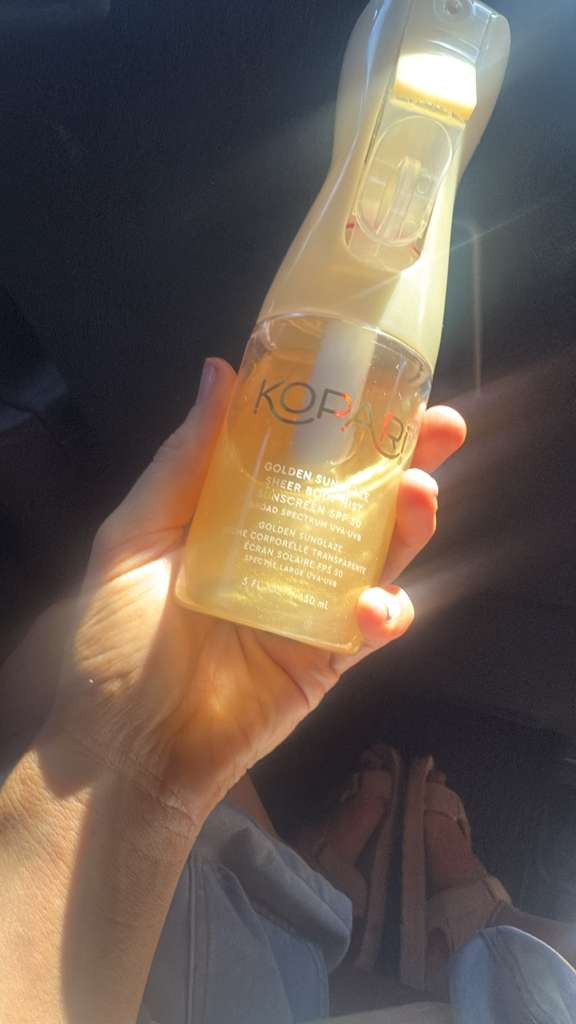 Smells amazing, is a continuous spray, and protects your skin while giving it the prettiest glow. This sunscreen is a new favorite!  

 #LTKselfcare #LTKSeasonal #LTKSwim